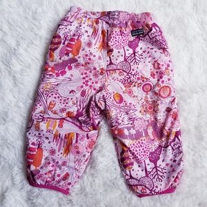 Patagonia 2T Toddler Girl Pink Whimsical Owl Printed Reversible Puff Ball Snow